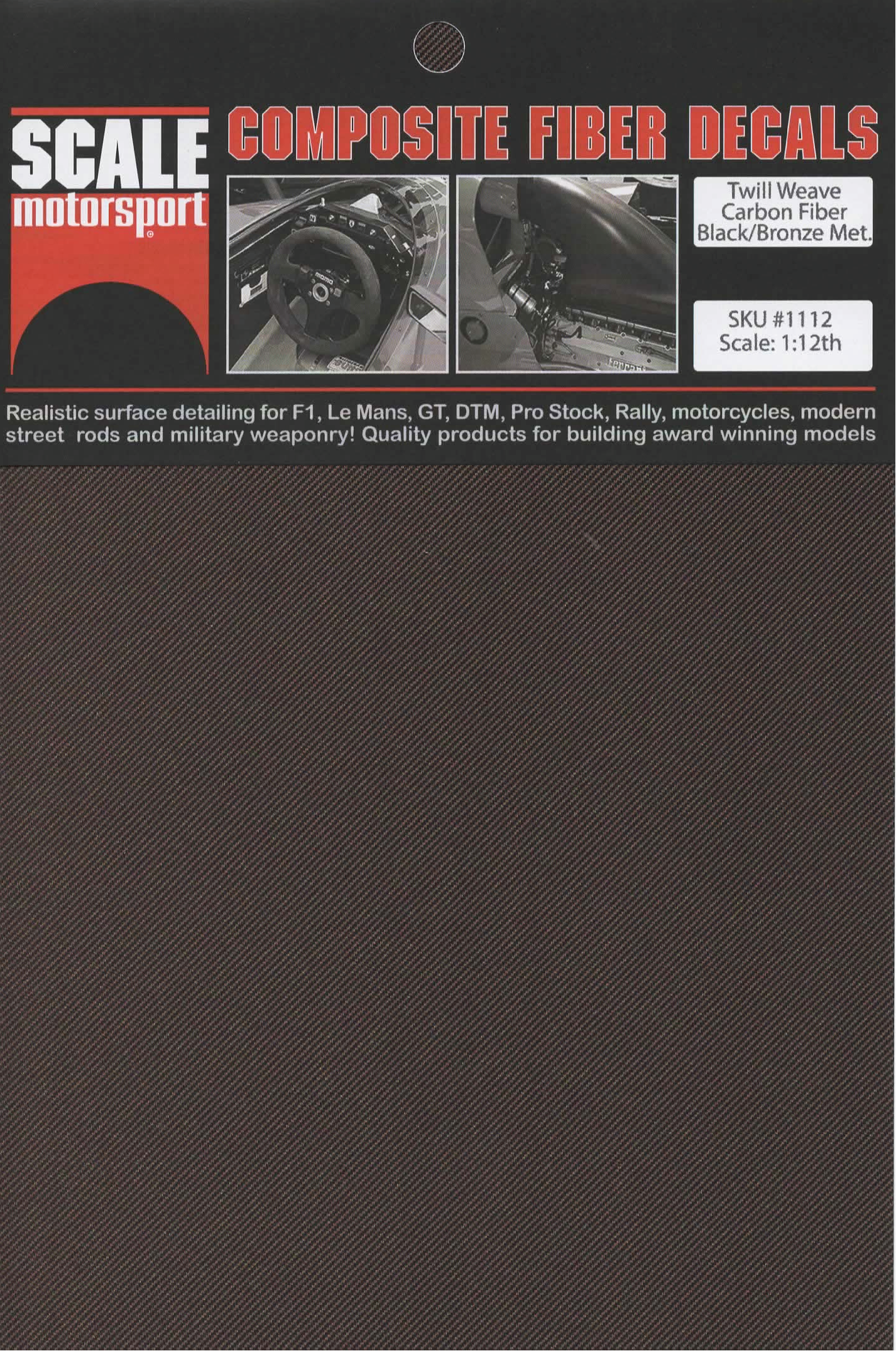 Carbon Fiber Twill Weave Series 1100 – Scale Motorsport