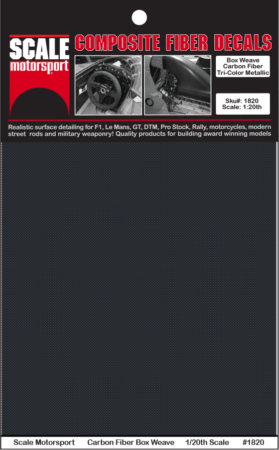 Carbon Fiber Box Weave Series 1800 SKU #1820