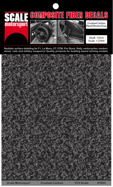 Crushed Carbon Fiber Pewter Metallic SKU #1924