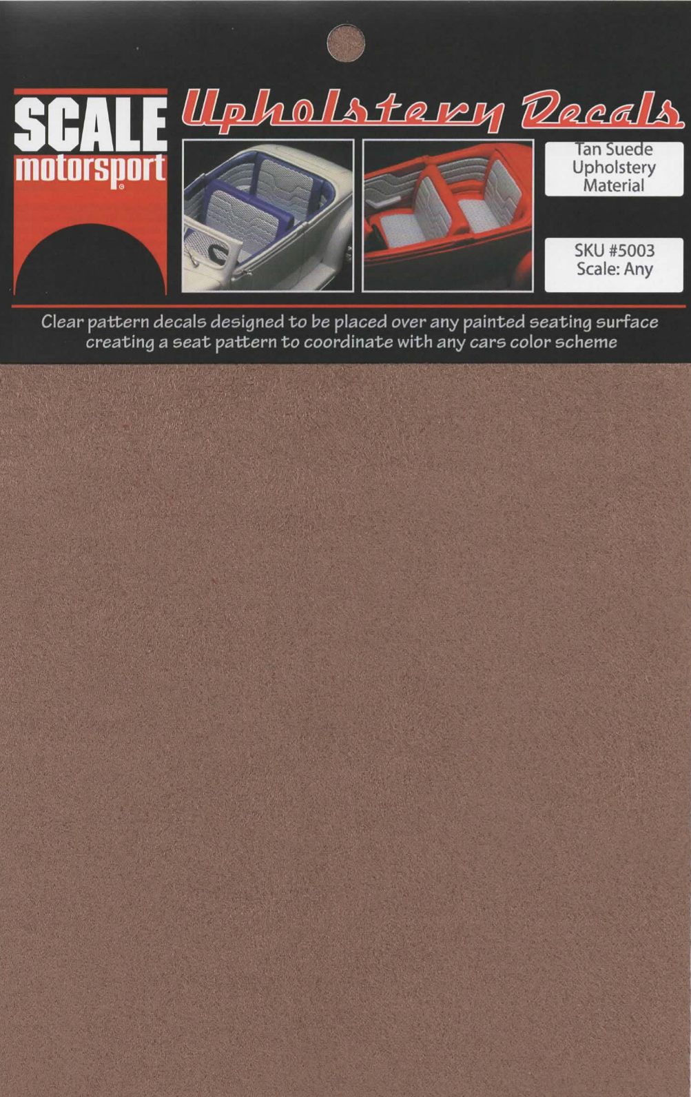 Tan Suede Upholstery Material SKU #5003