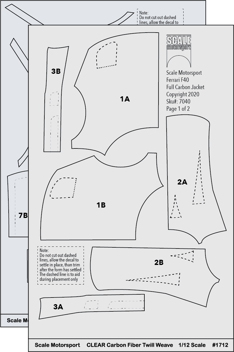 F40 Full Carbon Jacket SKU #7040