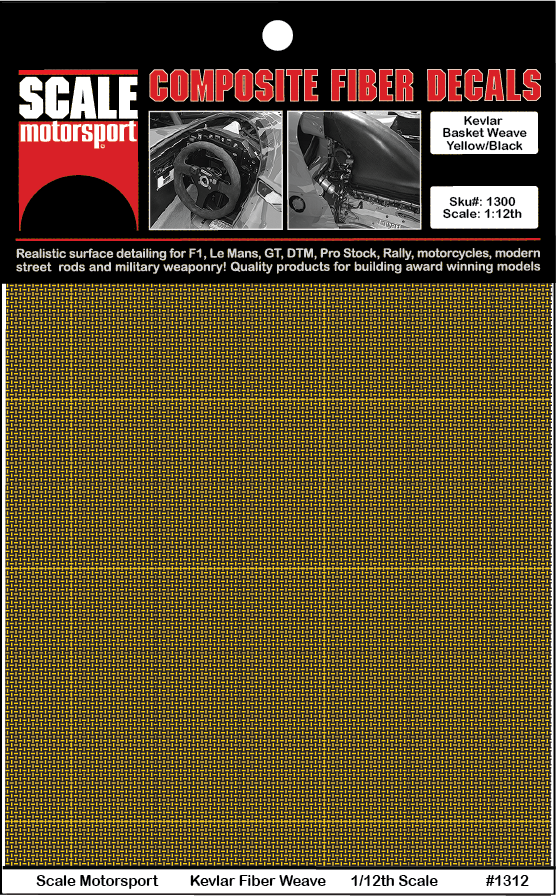 Kevlar Weave Decal Series 1300