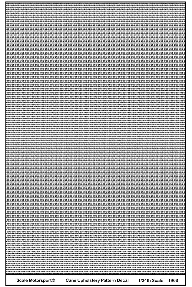 Cane Upholstery Decal SKU #1963