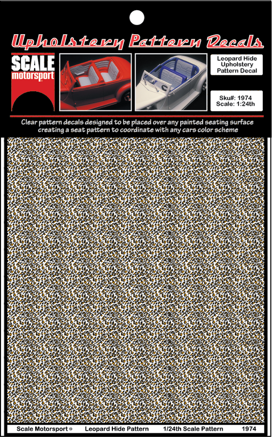 Leopard Hide Upholstery Decal SKU #1974