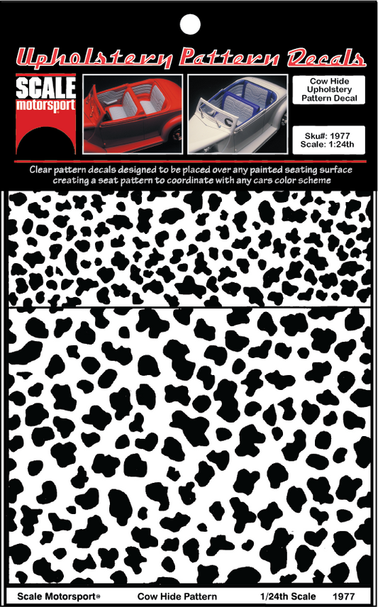 Cow Hide Upholstery Decal SKU #1977