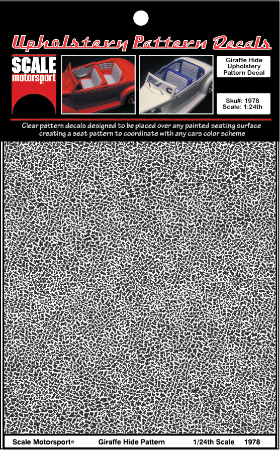 Giraffe Hide Upholstery Decal SKU #1978