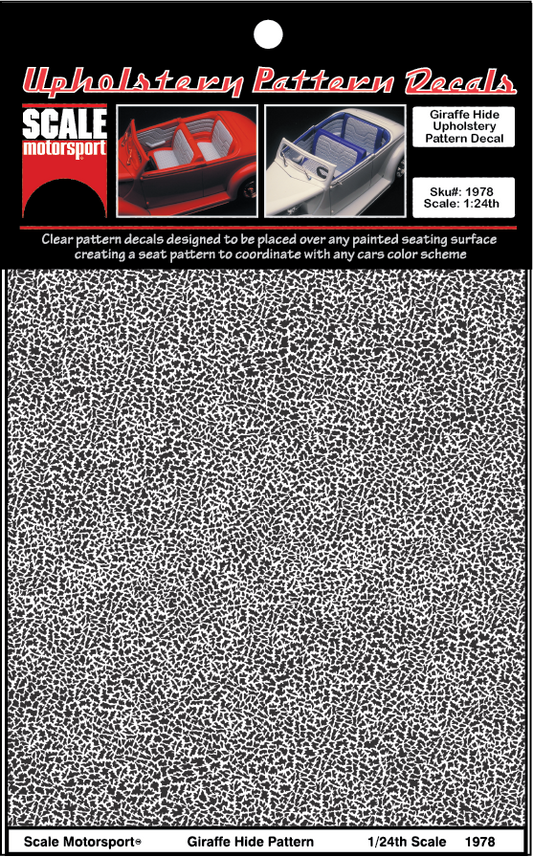 Giraffe Hide Upholstery Decal SKU #1978
