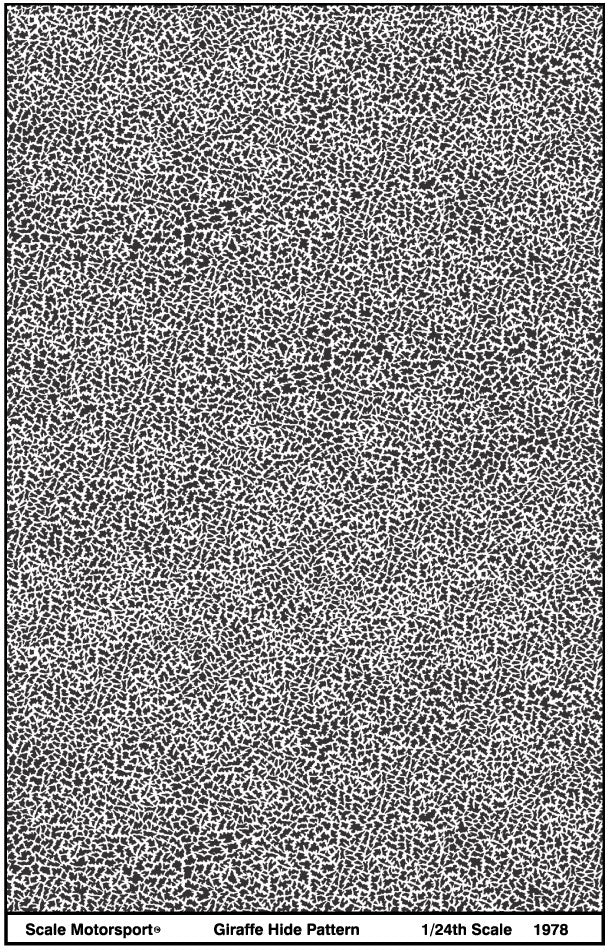 Giraffe Hide Upholstery Decal SKU #1978