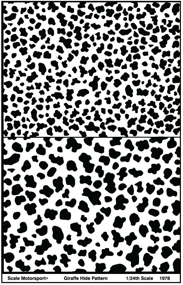 Cow Hide Upholstery Decal SKU #1977