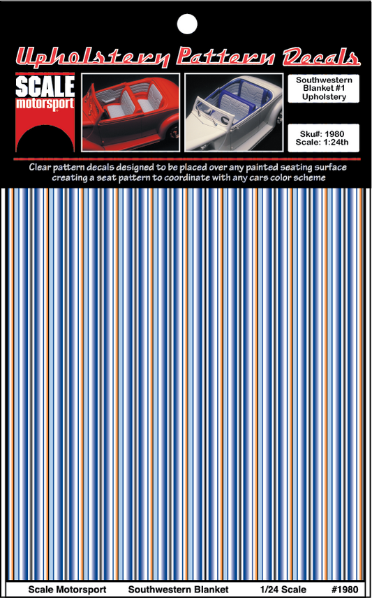 Southwest Blanket #1 Upholstery Decal SKU #1980