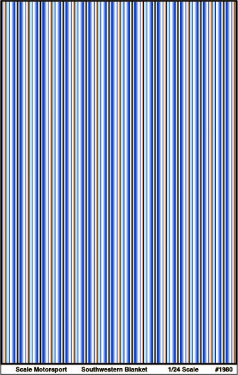 Southwest Blanket #1 Upholstery Decal SKU #1980