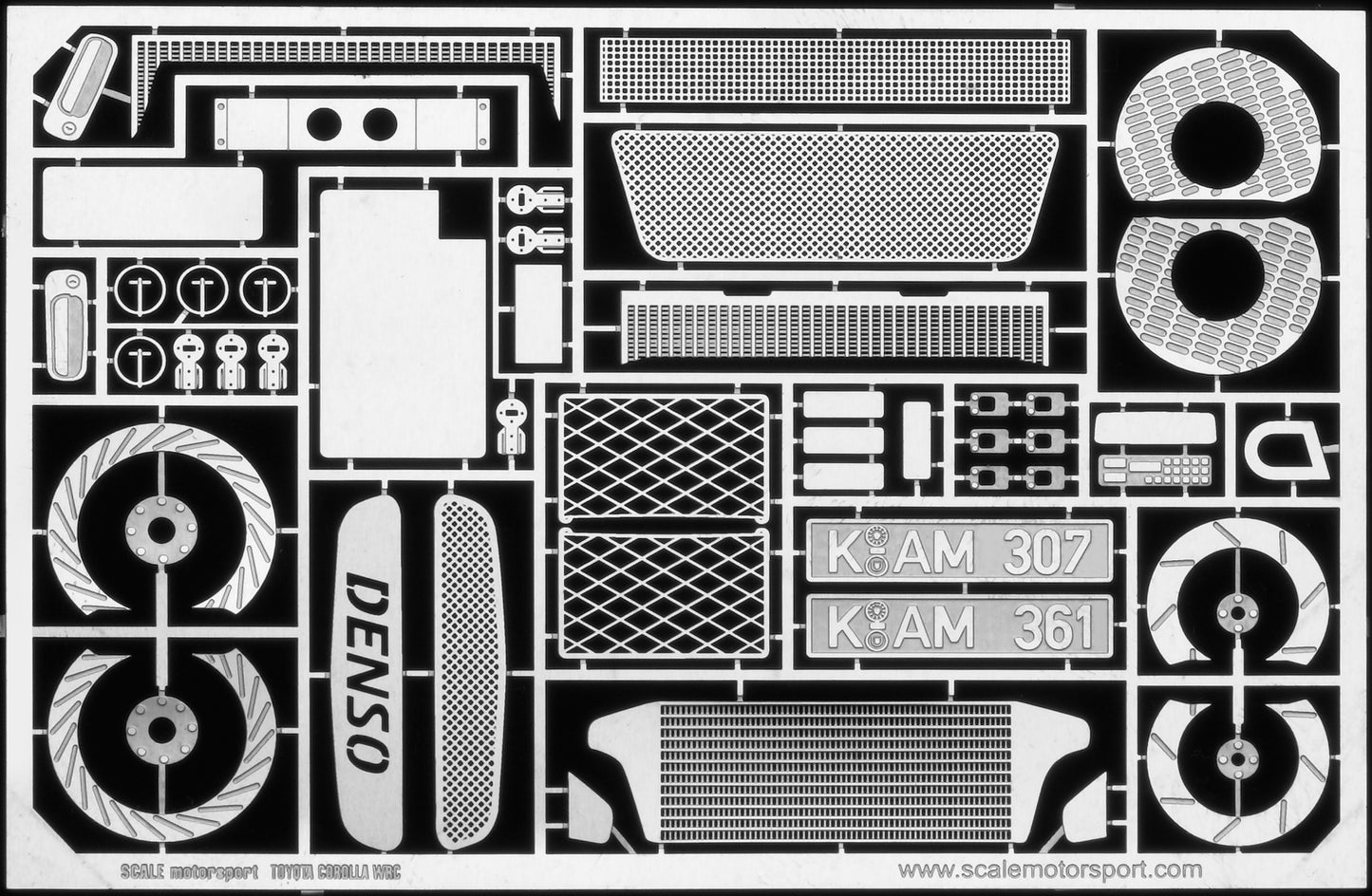 Toyota Corolla WRC Photoetch Set SKU #3015