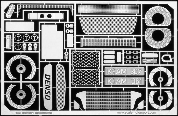Toyota Corolla WRC Photoetch Set - Scale Motorsport