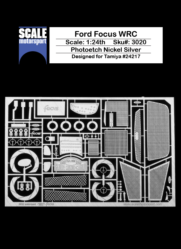 Ford Focus WRC Photoetch Set SKU #3020