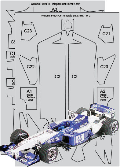 Williams FW24 Formula 1 CFT Set SKU #7008