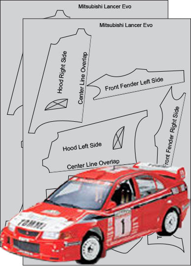 Mitsubishi Lancer Evo CFT Set SKU #7010