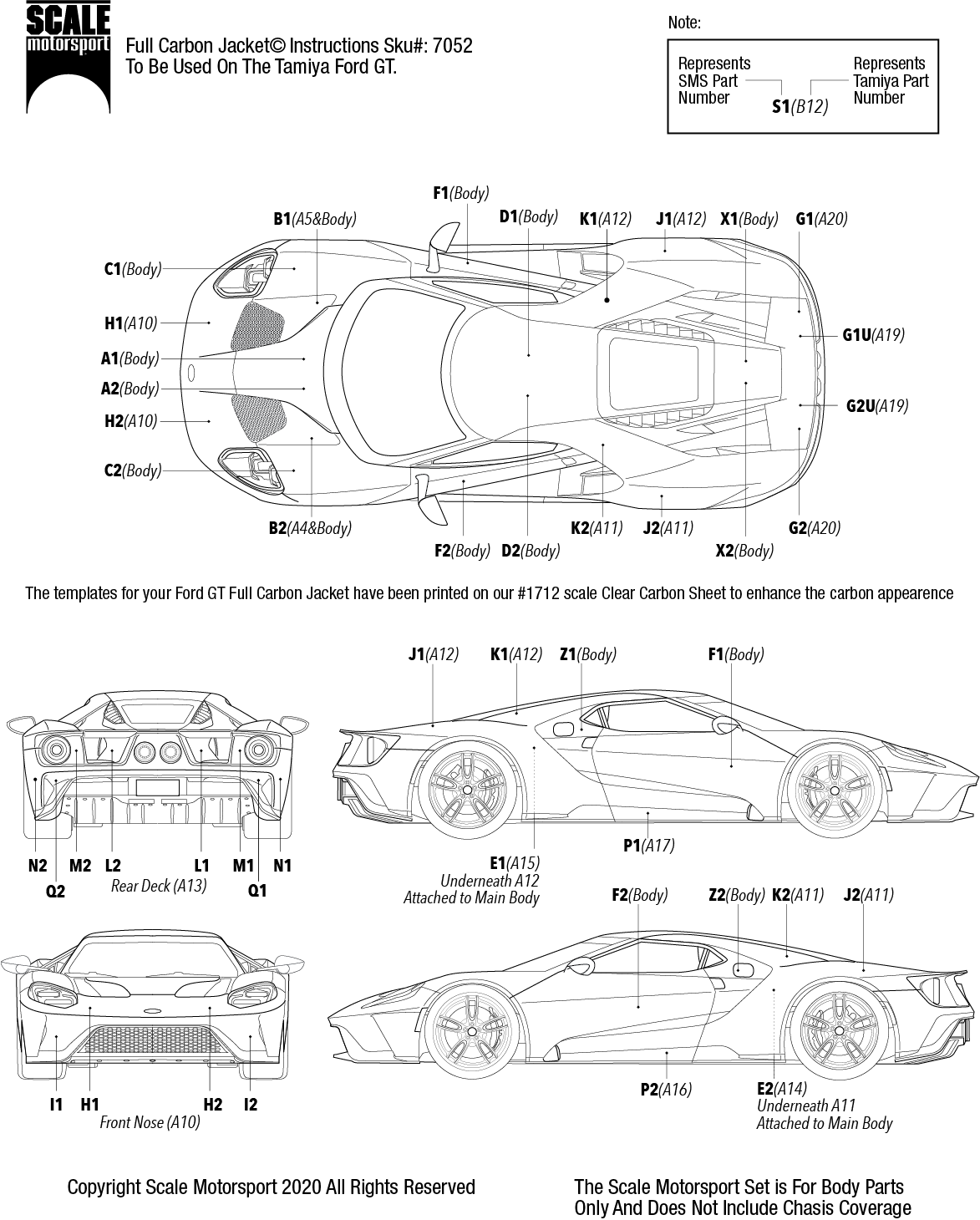 Ford GT Full Carbon Jacket SKU #7052