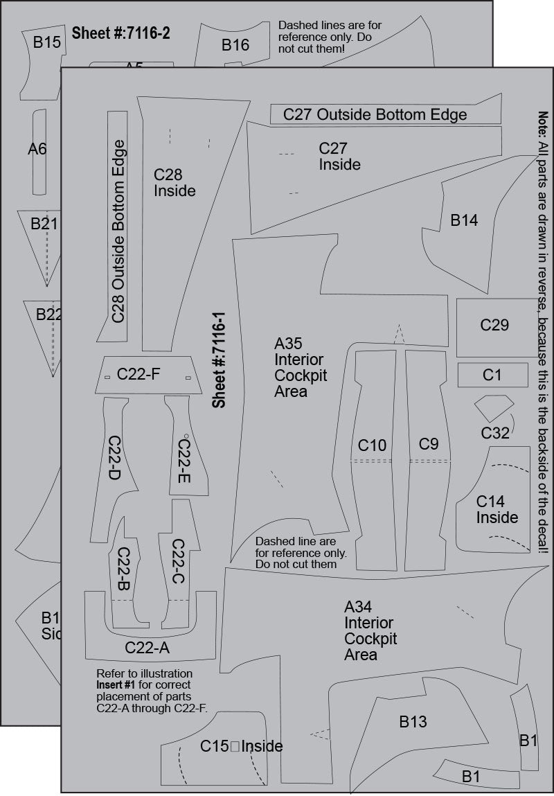 McLaren Mercedes MP4/13 CFT Set SKU #7116