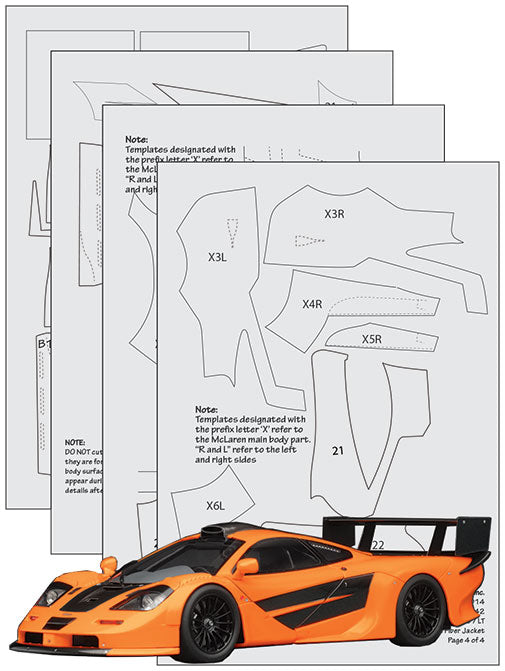 McLaren F1 GTR 1997 LT CFT Set SKU #7143