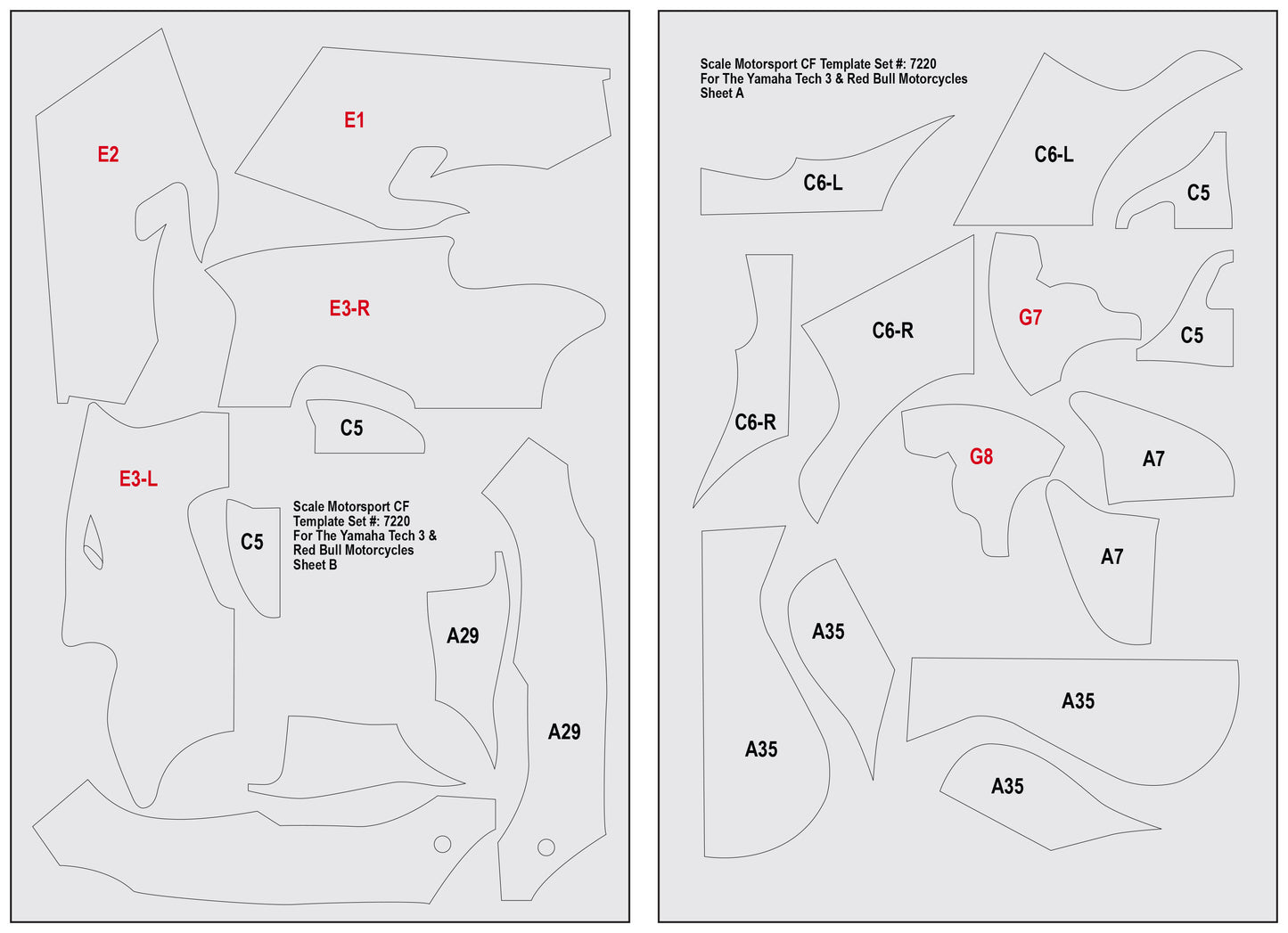 Yamaha Antenna 3 & Red Bull CFT Set SKU #7220
