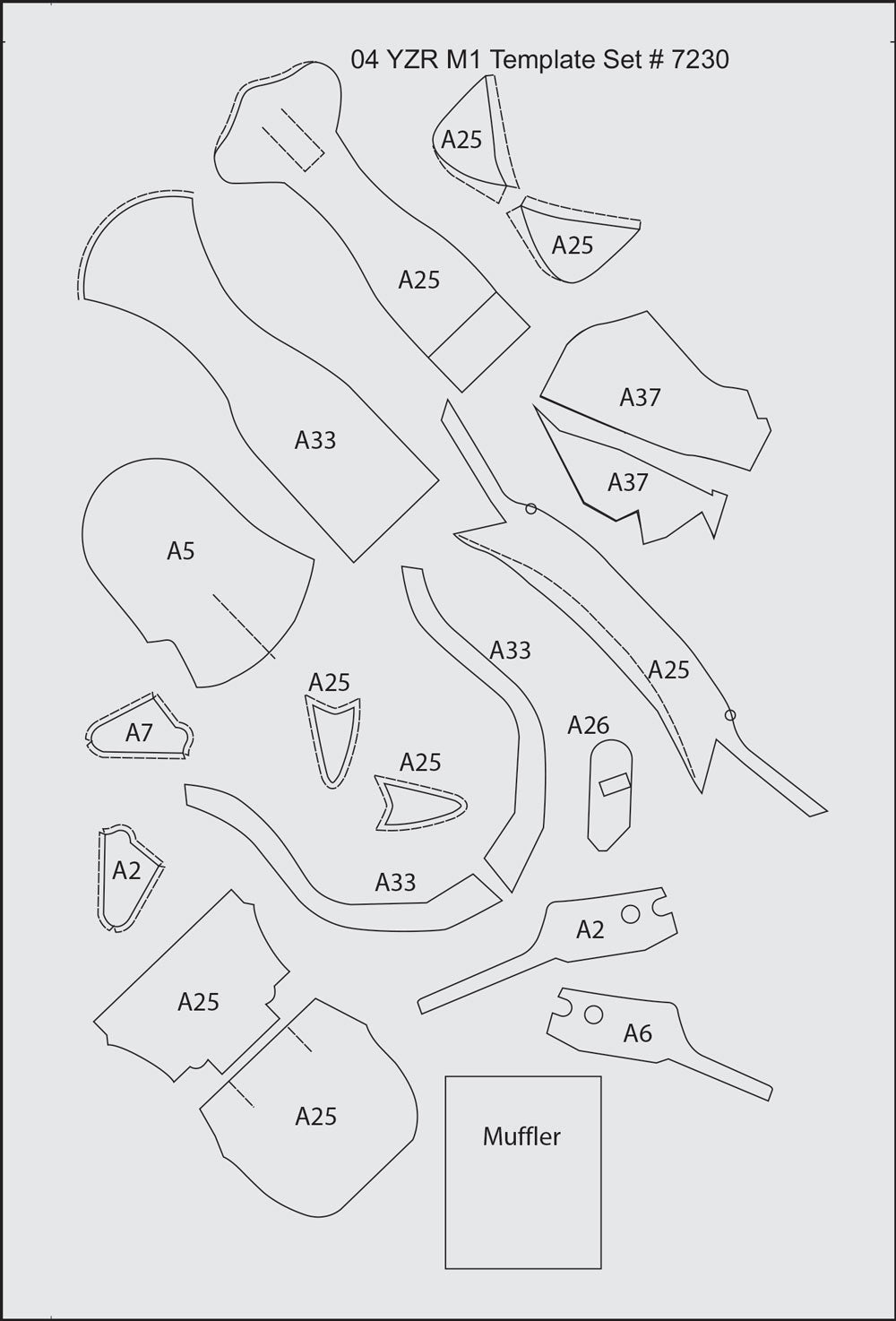 Yamaha YZR-M1 '04 CFT Set SKU #7230