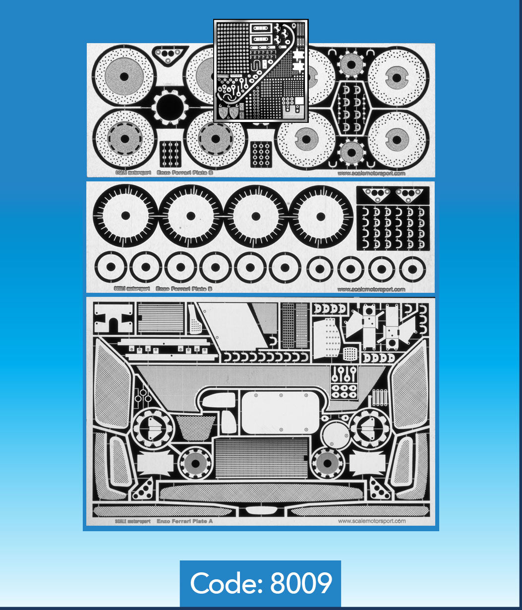 Enzo Ferrari 1:24th Scale Photoetch SKU #8009