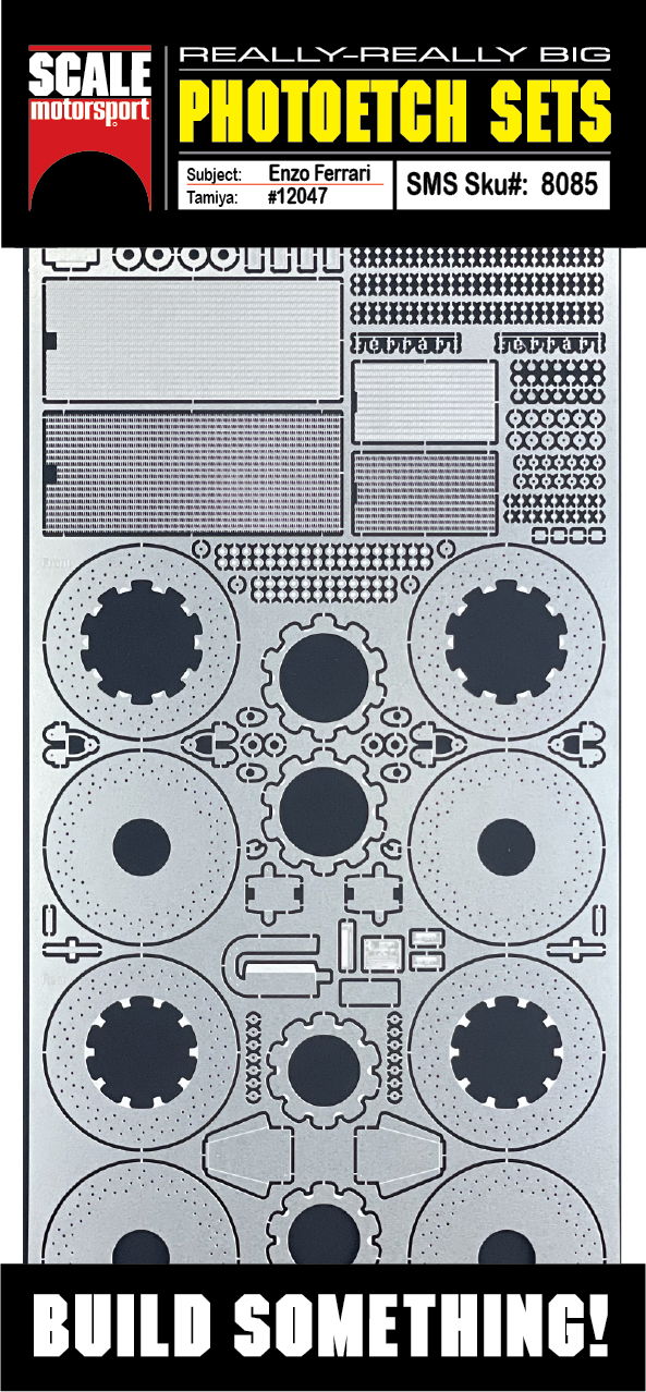 Enzo Ferrari 1:12th Scale Photoetch Set Sku#: 8085 - Scale Motorsport