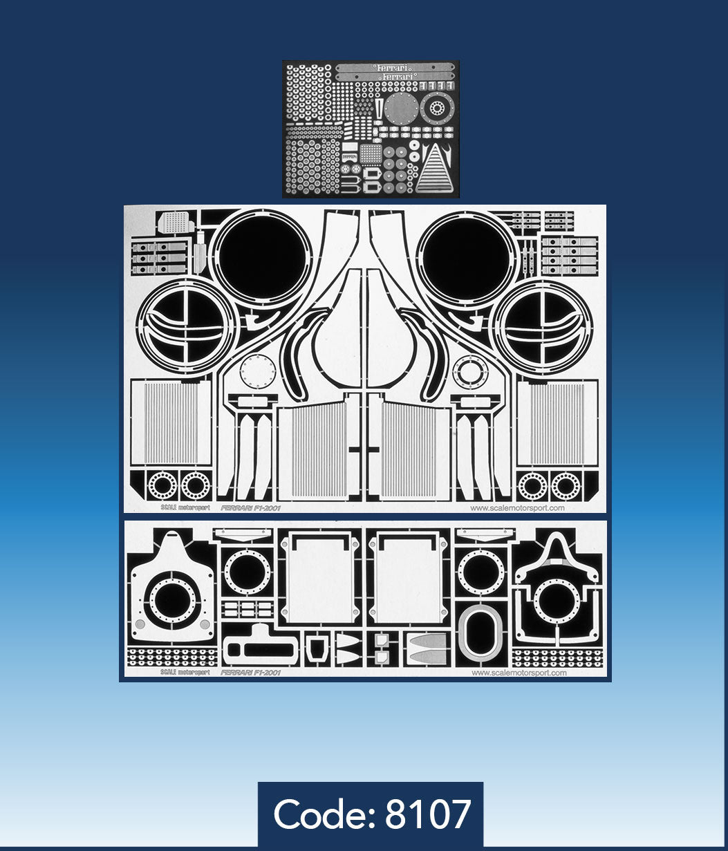 Ferrari F-2001 F1 Photoetch Set SKU #8107