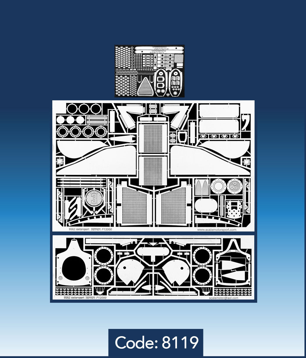 Ferrari F1 2000 Photoetch Set SKU #8119