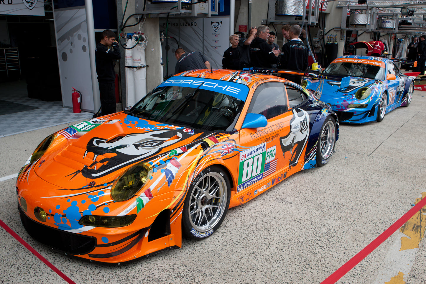 2011 Flying Lizard #80 Logo Livery Set