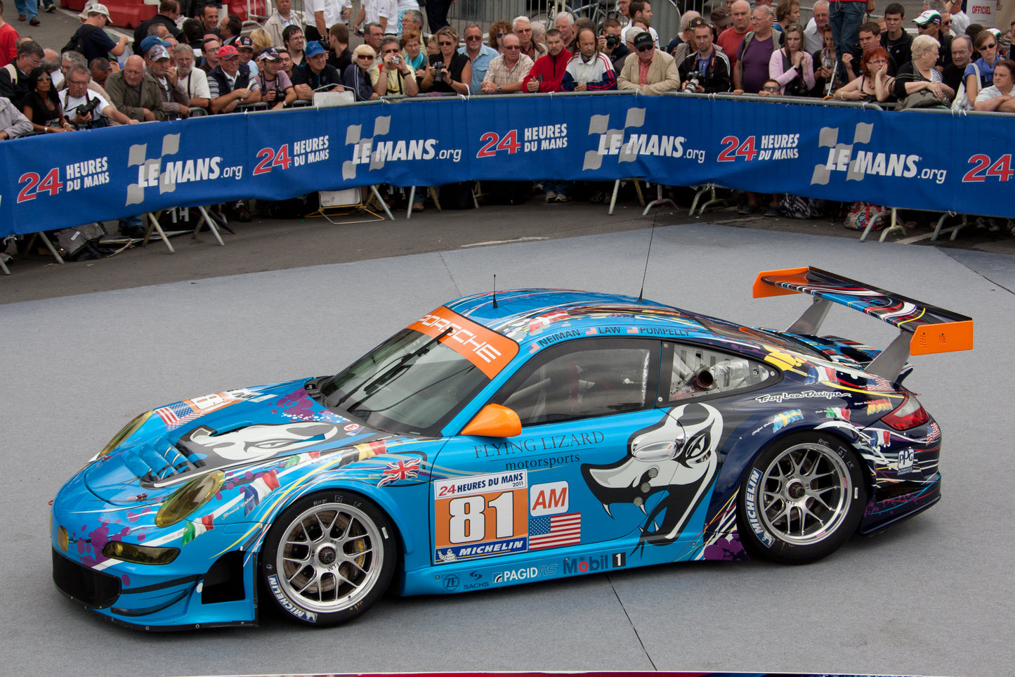 2011 Flying Lizard #81 Logo Livery Set