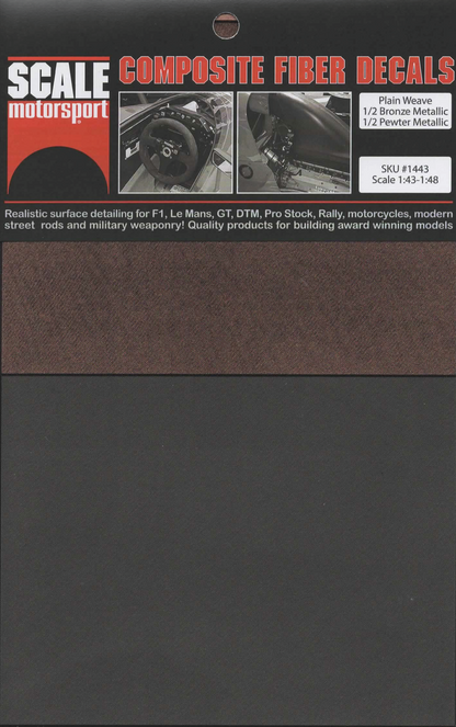 Carbon Fiber Bronze Metallic / Pewter Metallic SKU #1443