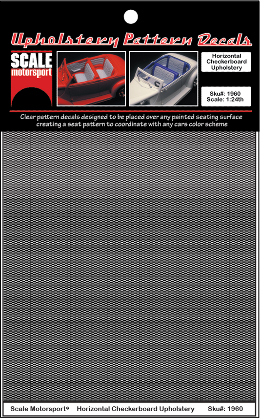 Checkerboard Upholstery Decal SKU #1960