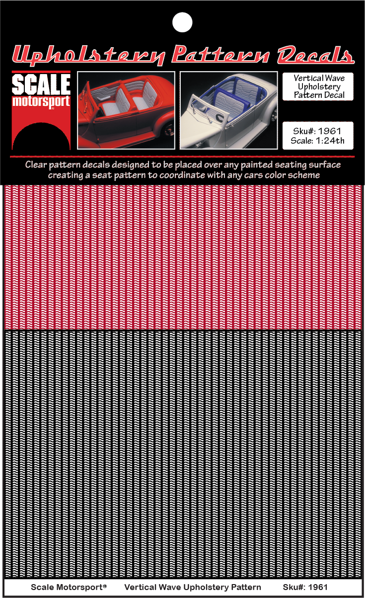 Upholstery Decals - Scale Motorsport