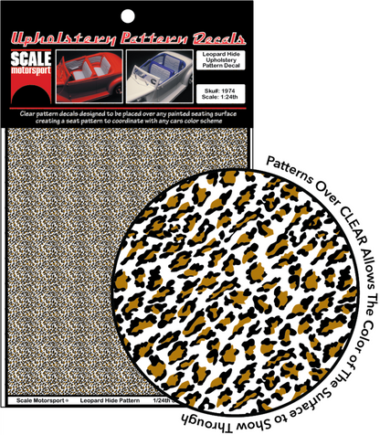 Leopard Hide Upholstery Decal SKU #1974