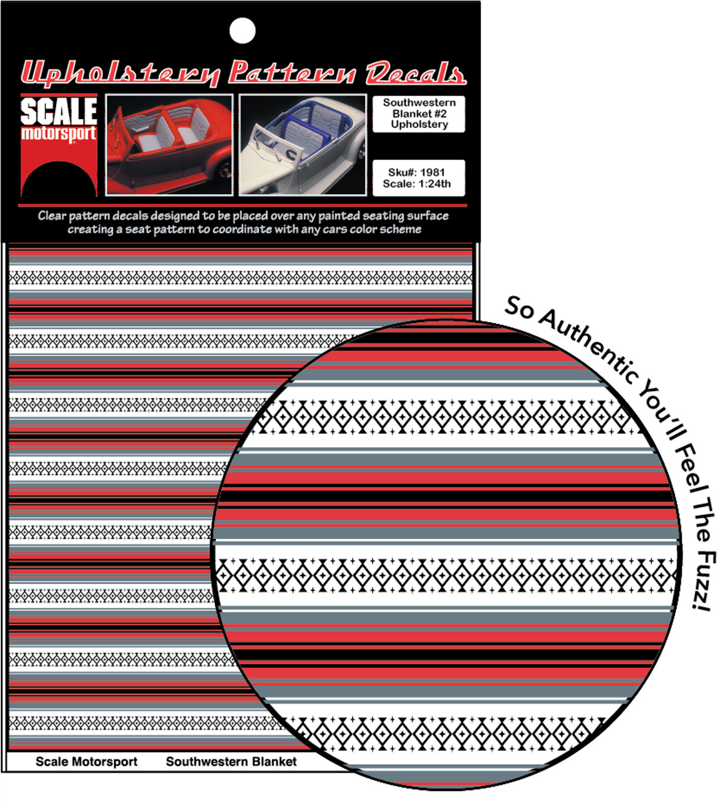 Southwest Blanket #2 Upholstery Decal SKU #1981