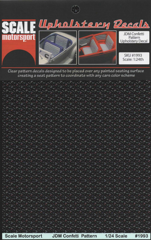 JDM Confetti Pattern Upholstery Decal SKU #1993