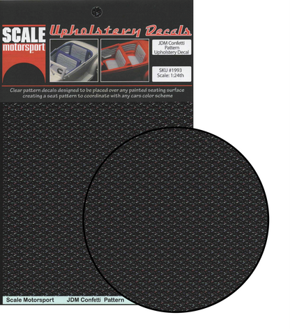 JDM Confetti Pattern Upholstery Decal SKU #1993