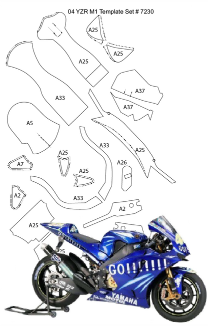 Yamaha YZR-M1 '04 CFT Set SKU #7230