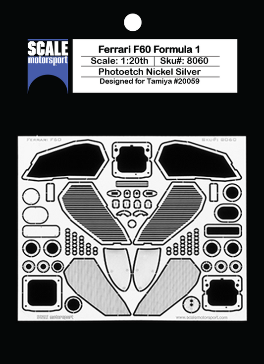 Ferrari F60 Formula 1 Photoetch Set SKU #8060