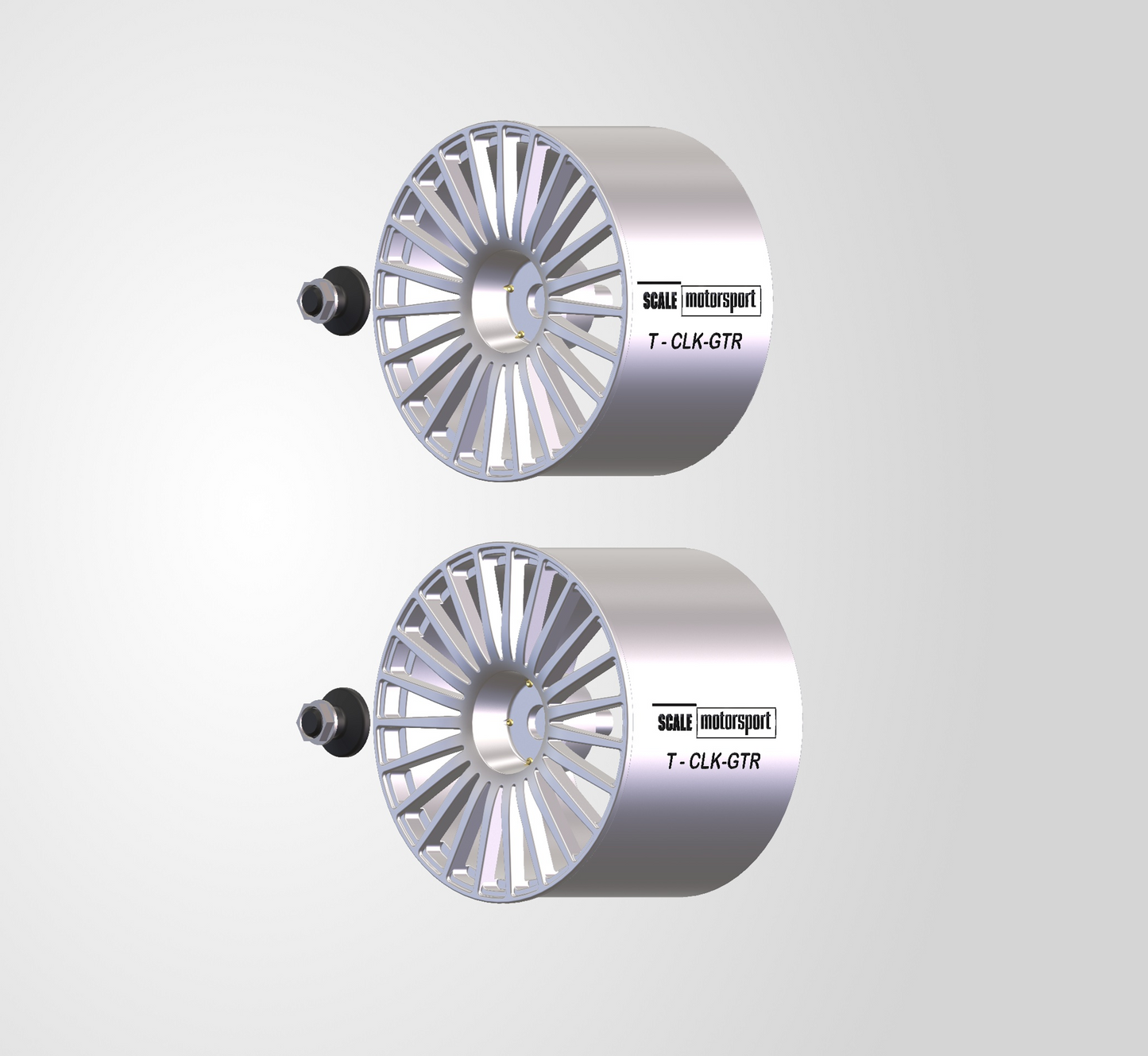 Mercedes CLK-GTR 3D Printed Wheel Set SKU #6260