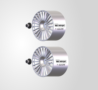 Mercedes CLK-GTR 3D Printed Wheel Set SKU #6260