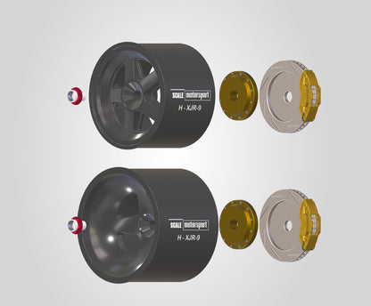 Jaguar XJR 9LM 3D Printed Wheel Set SKU #61142