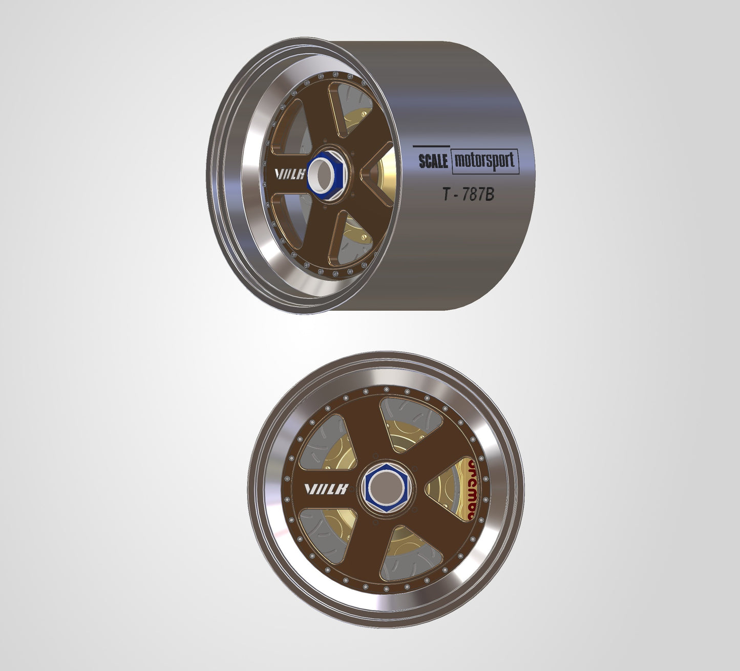 Mazda 787B Renown 3D Printed Wheel Set SKU #6115