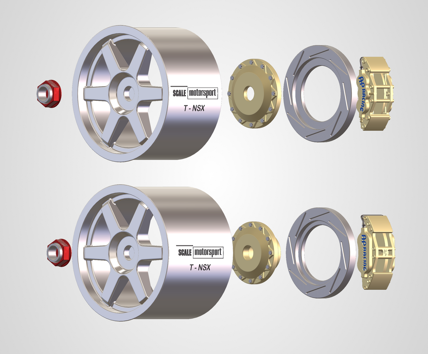 Honda NSX JGTC 6-Spoke Wheels SKU #6135