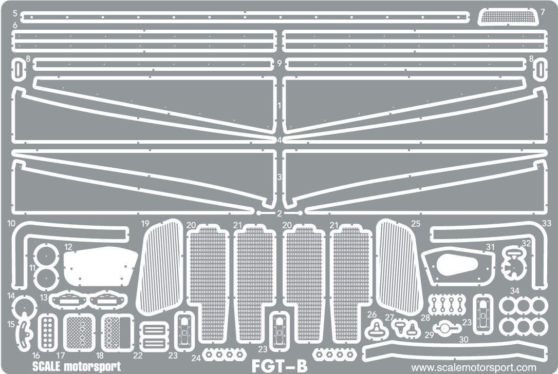 Pre-Order - Ford GT Super Detail Kit SKU #2060