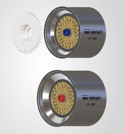 Porsche 962 3D Printed Wheel Set SKU #60222