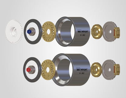 Porsche 962 3D Printed Wheel Set SKU #60222