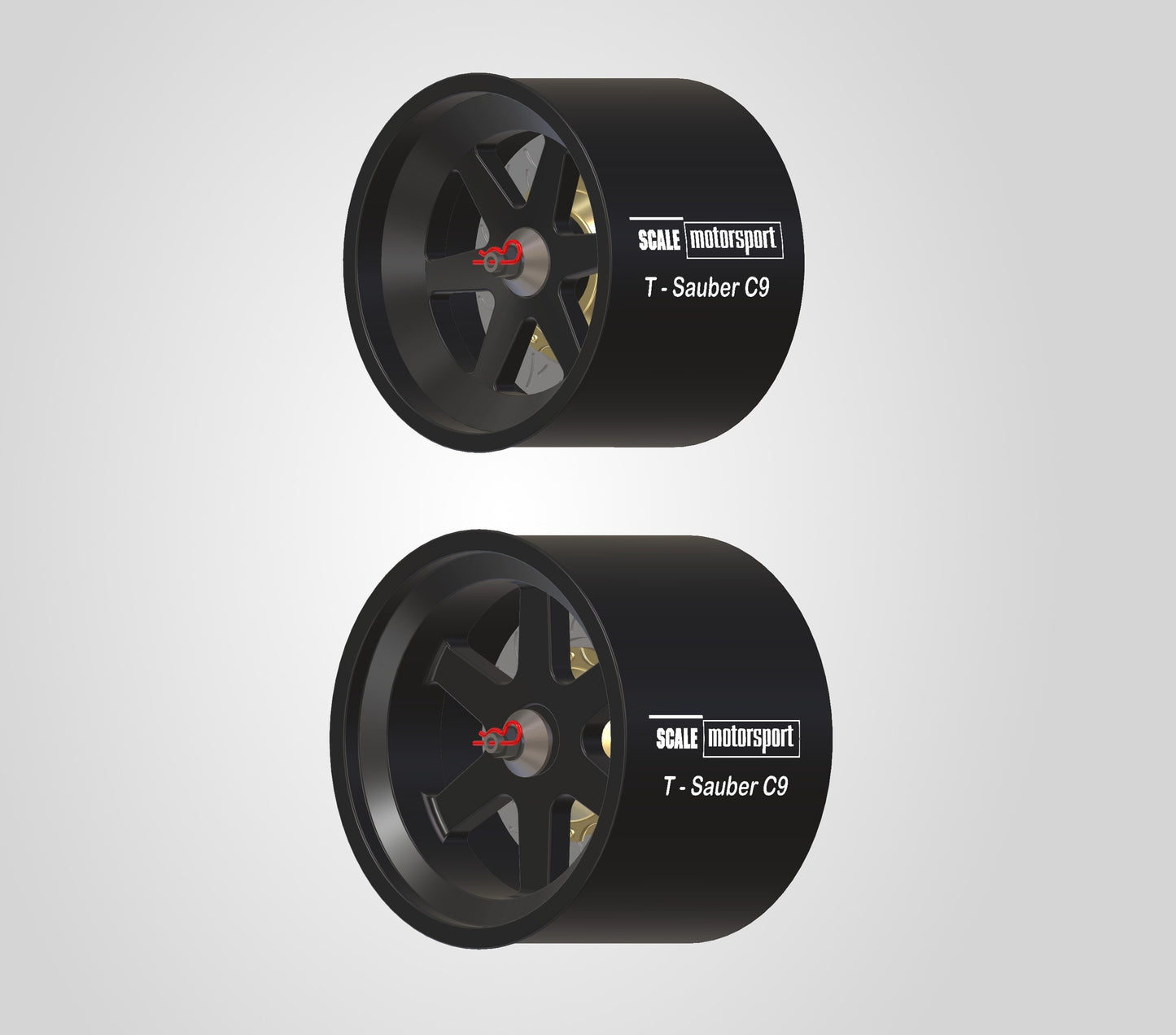 Sauber Mercedes C9 3D Printed Wheel Set SKU #6113