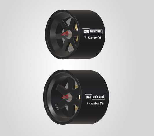 Sauber Mercedes C9 3D Printed Wheel Set SKU #6113